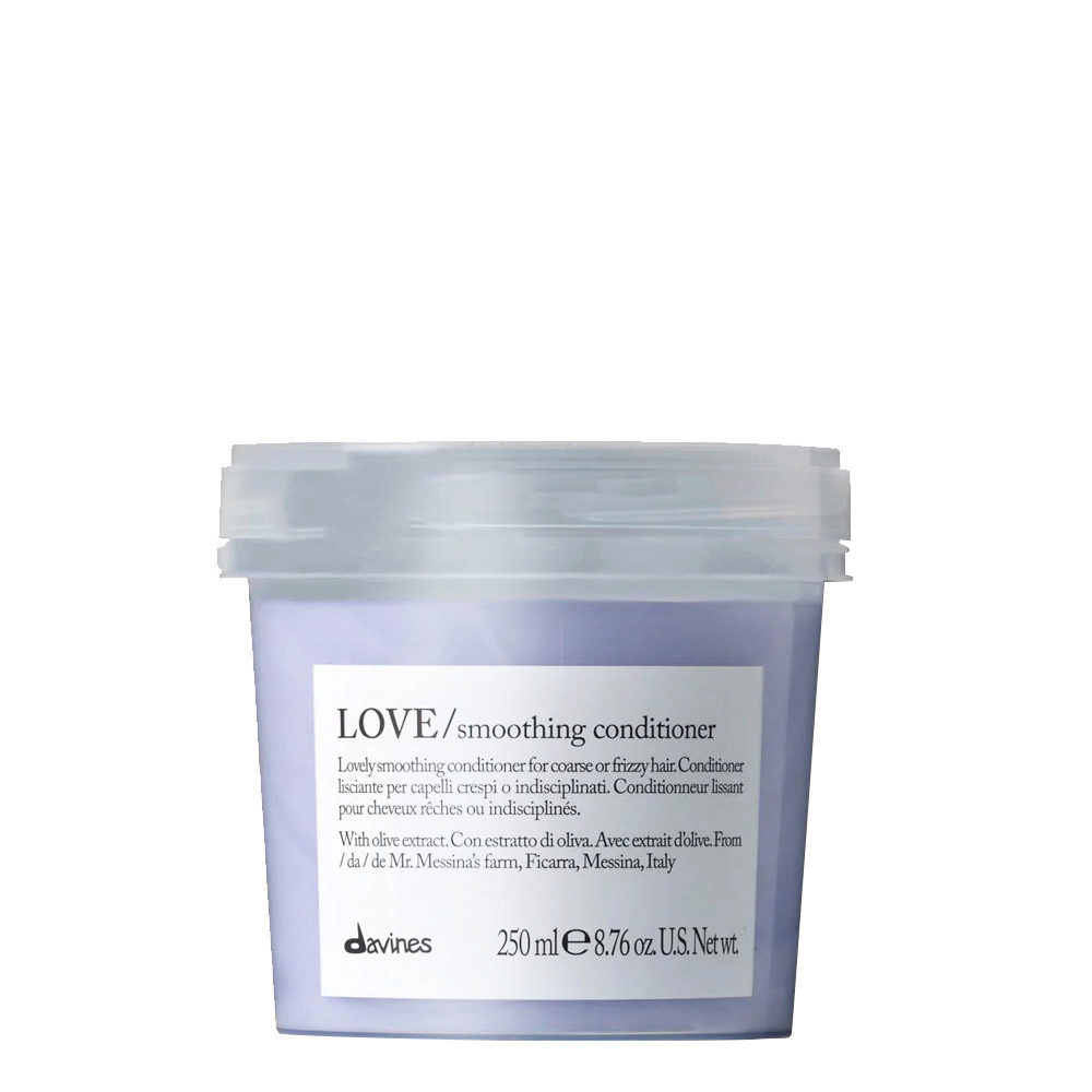 Davines Essential HairCare Love Smoothing Conditioner 250ml - acondicionador suavizante para cabello rebelde