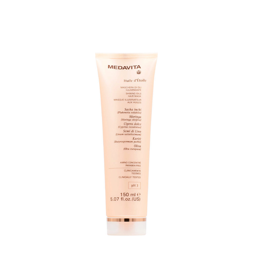 Medavita Lunghezze Huile D'Etoile Shining Oils Hair Mask 150ml - mascarilla cabello brillante