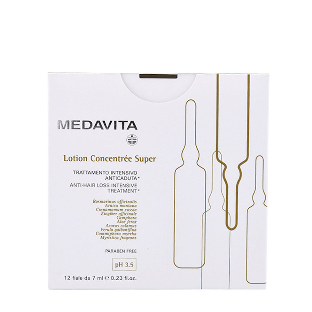 Medavita Cute Lotion Concentrée Super Anti Hair Loss Intensive Treatment 12x7ml - tratamiento intensivo anticaída