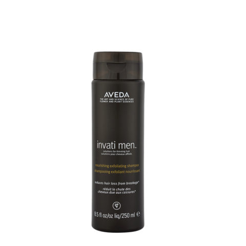 Aveda Invati Men Exfoliating Shampoo 250ml - champú exfoliante para cabello fino