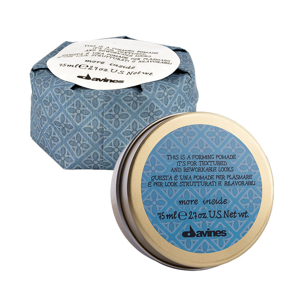 Davines More Inside Forming Pomade 75ml - pomada moldeadora efecto invisible
