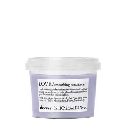 Davines Essential HairCare Love Smoothing Conditioner 75ml - acondicionador suavizante para cabello rebelde