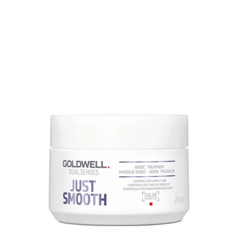 Goldwell Dualsenses Just Smooth 60Sec Treatment 200ml - tratamiento para cabello rebelde y encrespado