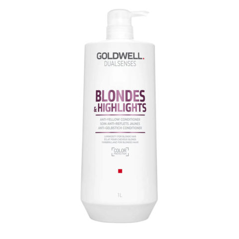 Dualsenses Blonde & Highlights Anti-Yellow Conditioner 1000ml -acondicionador anti-amarillo para pelo coloreado