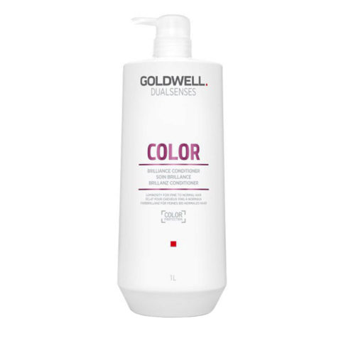 Goldwell Dualsenses Color Brilliance Conditioner 1000ml - acondicionador iluminador para cabello fino o medio