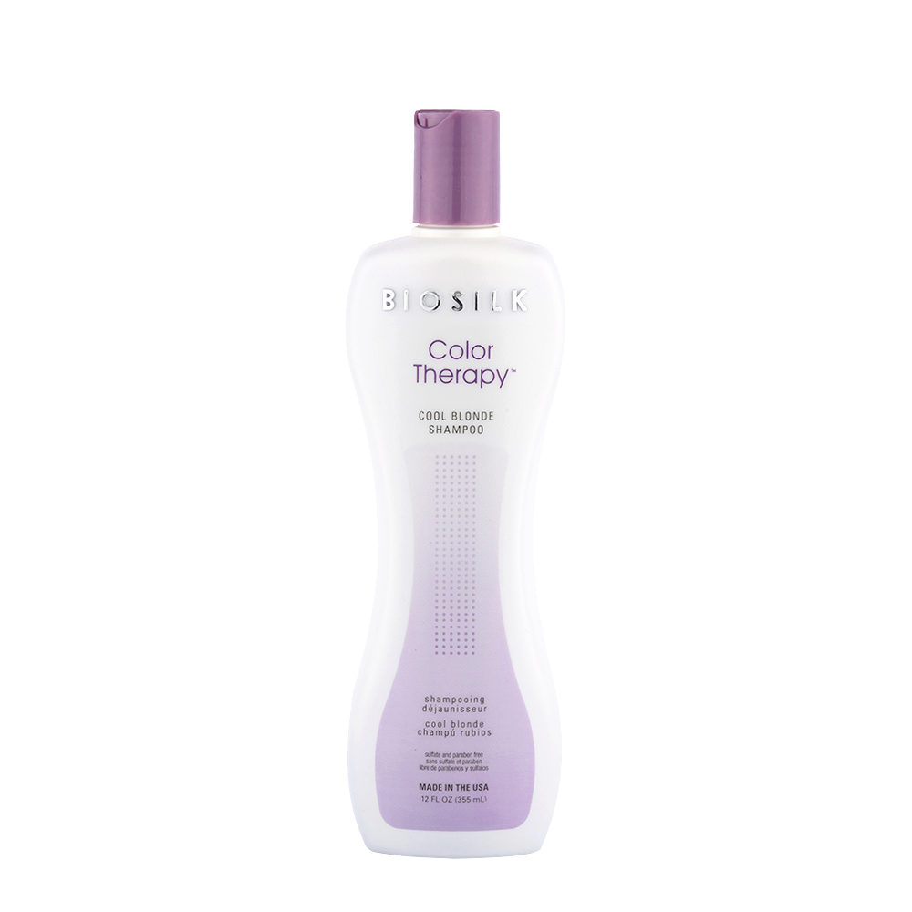Biosilk Color Therapy Cool Blonde Shampoo 355ml - champú anti-amarillo