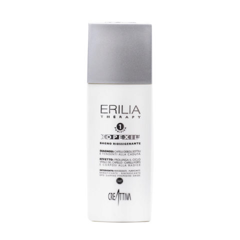 Creattiva Erilia Kopexil Bagno Riossigenante 250ml - champù para cabello débil y delgado