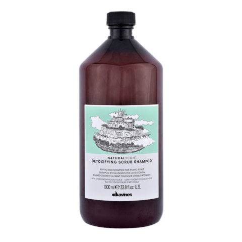 Naturaltech Detoxifying Scrub Shampoo 1000ml - champú revitalizante