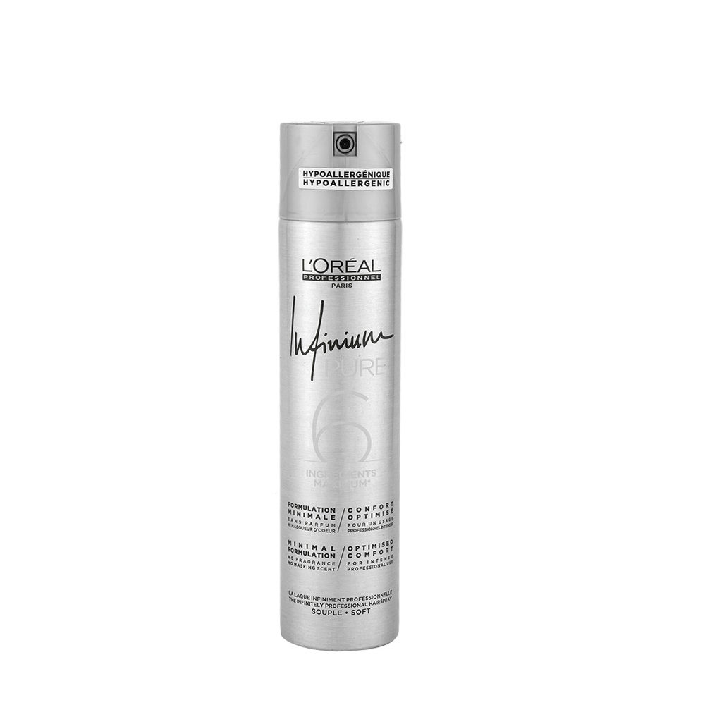 L'Oreal Hairspray Infinium Pure Soft 300ml - laca de fijación ligera