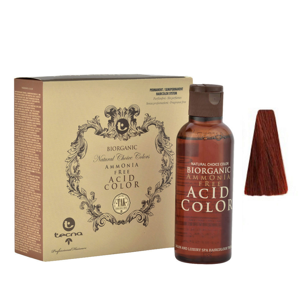 6.6 Rubio Oscuro Rojo Tecna NCC Biorganic Acid Color 3x130ml