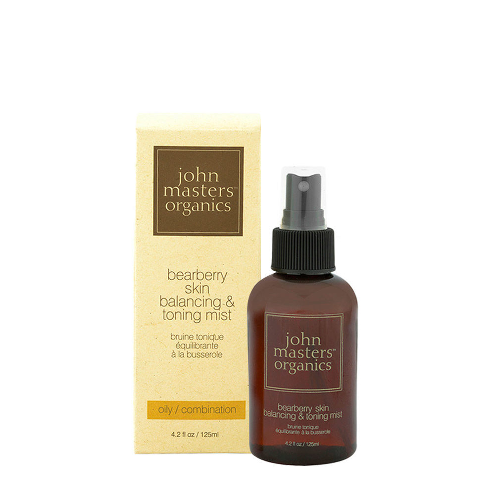 John Masters Organics Bearberry Oily Skin Balancing & Toning Mist 125ml - Tónico regulador cara