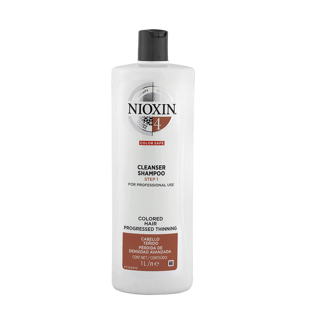 Nioxin System4 Cleanser Shampoo 1000ml - Champù anticaìda