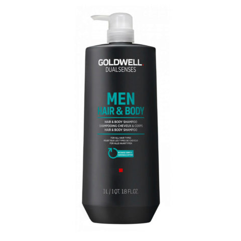 Goldwell Dualsenses men Hair & body shampoo 1000ml - champú de ducha para todo tipo de cabello