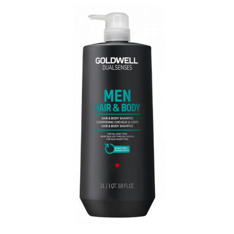 Dualsenses men Hair & body shampoo 1000ml - champú de ducha para todo tipo de cabello