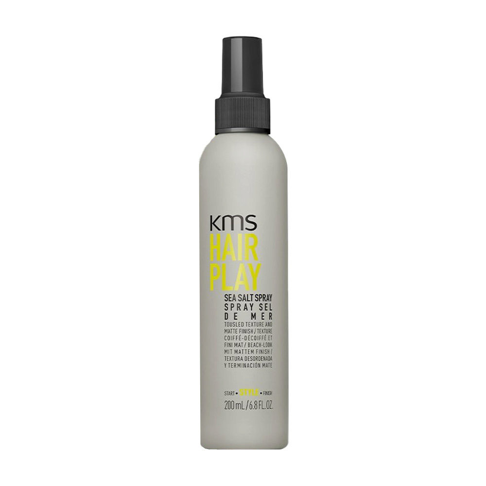 KMS Hair Play Sea Salt Spray 200ml  - spray para looks despeinados  efecto mar