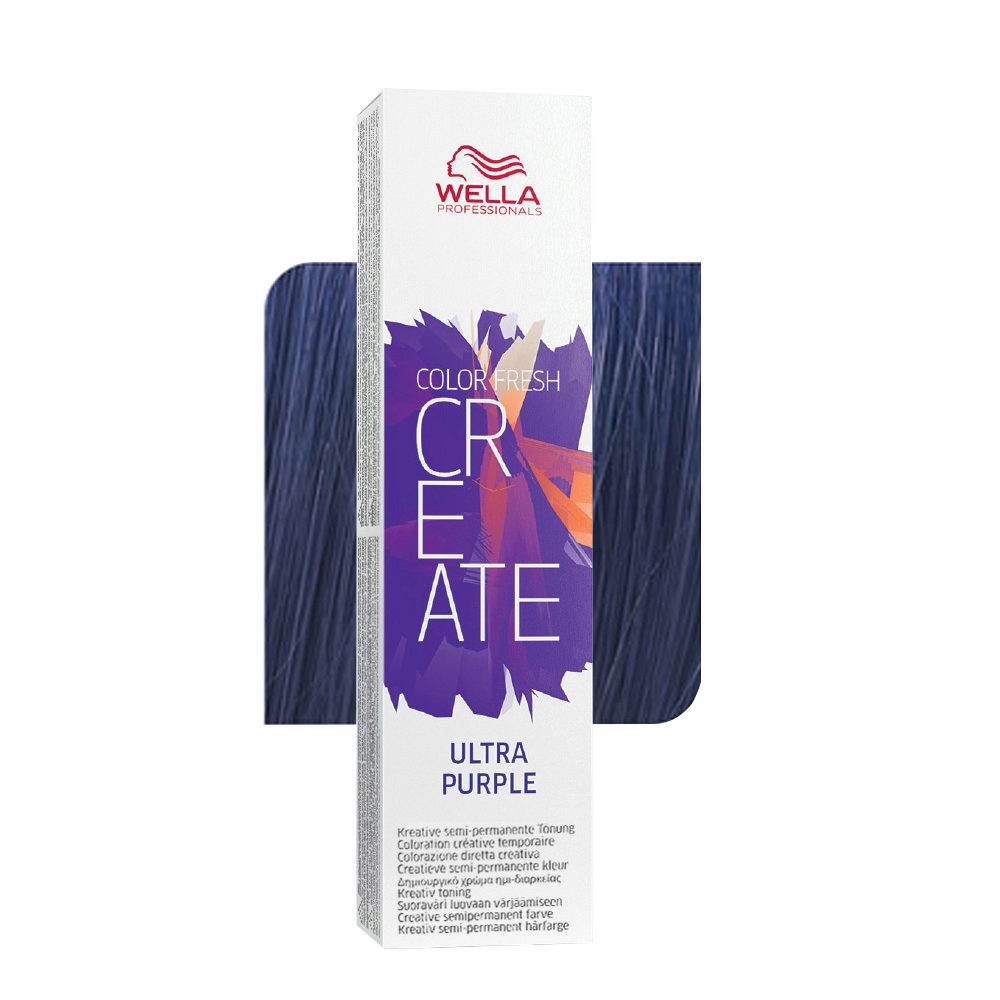 Wella Color Fresh Create Ultra Purple 60ml  - coloración directa semipermanente