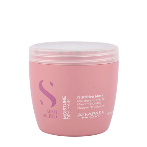 Alfaparf Milano Semi Di Lino Moisture Nutritive Mask 500ml - mascarilla nutritiva para cabello seco