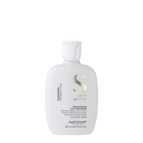 Semi Di Lino Diamond Illuminating Low Shampoo 250ml - champú suave iluminador para cabello normal