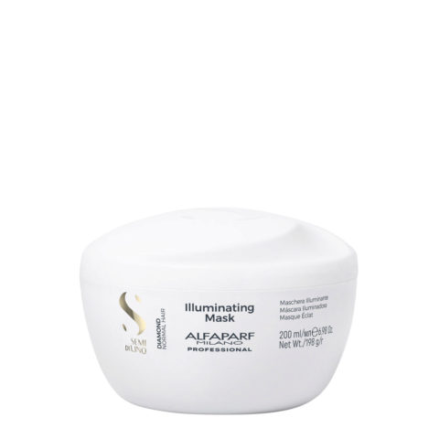 Alfaparf Milano Semi Di Lino Diamond Illuminating Mask 200ml - mascarilla iluminadora