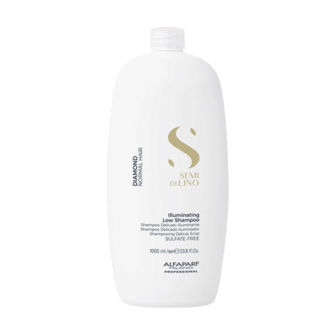 Semi Di Lino Diamond Illuminating Low Shampoo 1000ml - champú suave iluminador para cabello normal