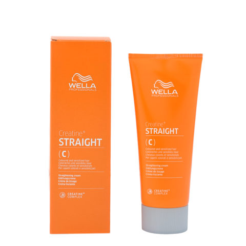 Wella Creatine+ Straight C/S 200ml - crema alisadora  cabellos teñidos y sensibilizados