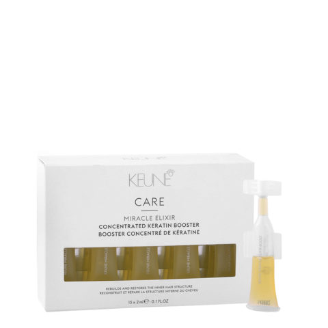 Keune Care Line Miracle Elixir Booster 15x2ml - ampollas anti-frizz con keratina