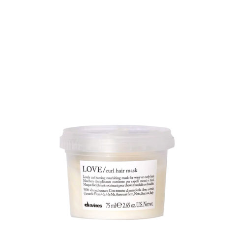 Davines Essential HairCare Love Curl Hair Mask 75ml - mascarilla disciplinante para cabello rizado u ondulado