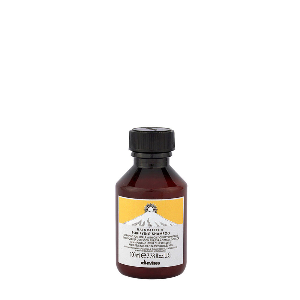 Davines Naturaltech Purifying Shampoo 100ml - champú para cuero cabelludo con caspa
