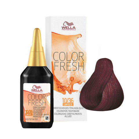 Color Fresh 5/56 Castaño Claro Caoba Violeta 75ml - potenciador del color sin amoniaco