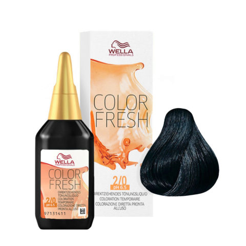 Color Fresh 2/0 Negro 75ml - potenciador del color sin amoniaco