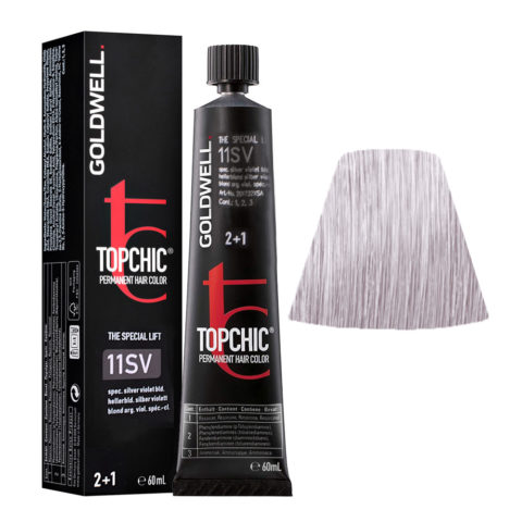 11SV Rubio más claro dorado Goldwell Topchic Special lift tb 60ml