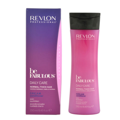 Revlon Be Fabulous Daily Care Normal Cream Condit 250ml - Bálsamo regenerador de cabello medio a grande