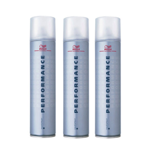 Wella Performance Hairspray 500ml - laca kit 3 pcs