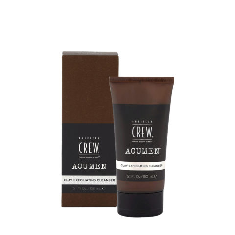 American Crew Acumen Clay Exfoliating Cleanser 150ml - Arcilla Limpiadora Exfoliante