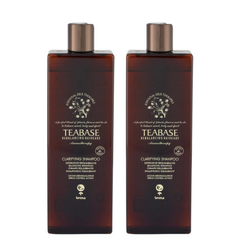 Tecna Teabase aromatherapy Clarifying Champú 500ml kit 2 pcs