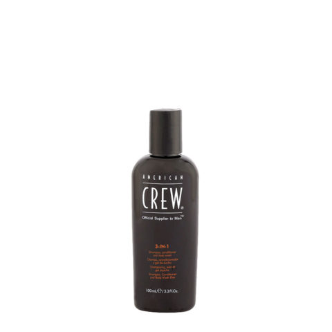 American crew Classic 3 in 1  100ml - champù, acondicionador y gel de ducha