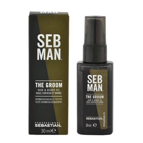 Man The Groom 30ml - aceite para barba y cabello