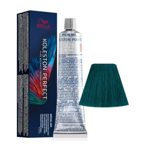 Wella Koleston Perfect Me+ Special Mix 0/28 Petrol 60ml - coloración permanente