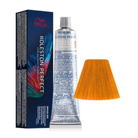 Wella Koleston Perfect Me+ Special Mix 0/33 Dorado Intenso 60ml - coloración permanente