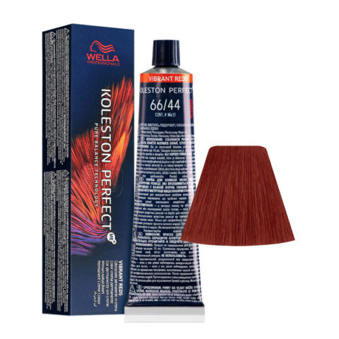 Wella Koleston Perfect Me+ Vibrant Reds 66/44 Rubio Oscuro Intenso Cobrizo Intenso 60ml - coloración permanente