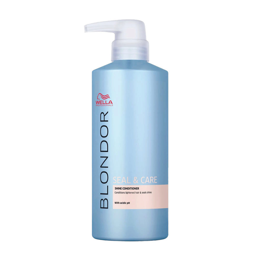 Wella Blondor Seal & Care Shine Conditioner 500ml - post-tratamiento cabello decolorado