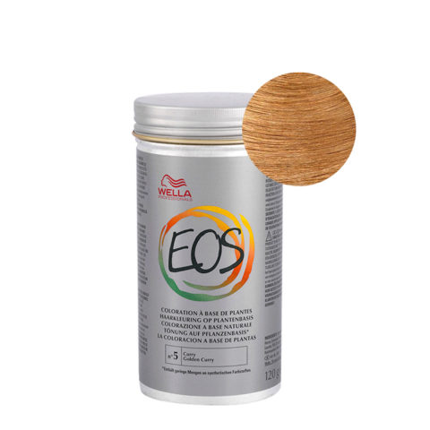 Wella EOS Colorazione Naturale 5/0 Golden Curry 120g - coloración natural sin amoniaco