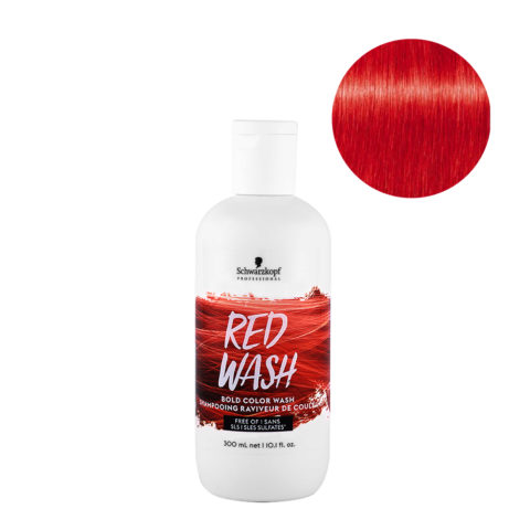 Schwarzkopf Professional Bold Color Wash Red Wash 300ml - Champú Color Rojo Intenso