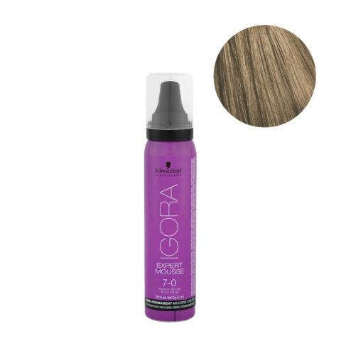 7-0 Rubio Medio Schwarzkopf Igora Expert Mousse 100ml