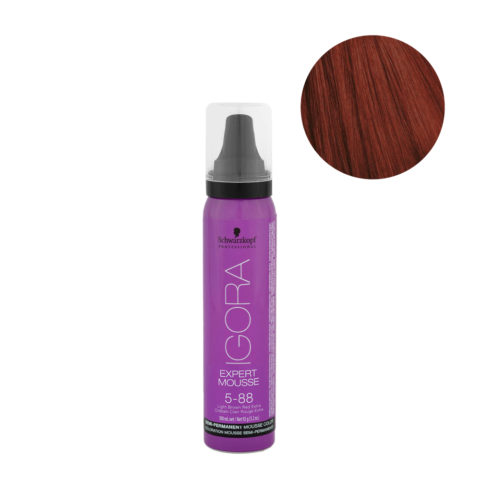 5-88 Castaño Claro Rojo Extra Schwarzkopf Igora Expert Mousse 100ml