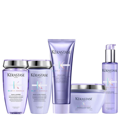 Kerastase Blond Absolu Complete Kit For Blonde Or Bleached Hair