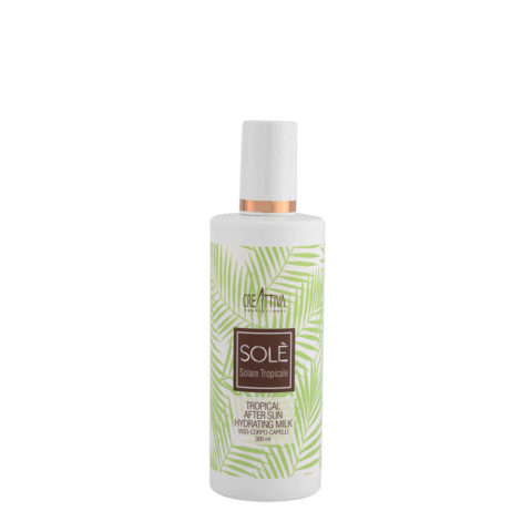 Creattiva Solè Tropical After Sun Hydrating Milk Cara Cuerpo Cabello 300ml - Leche Hidratante Para Despues El Sol