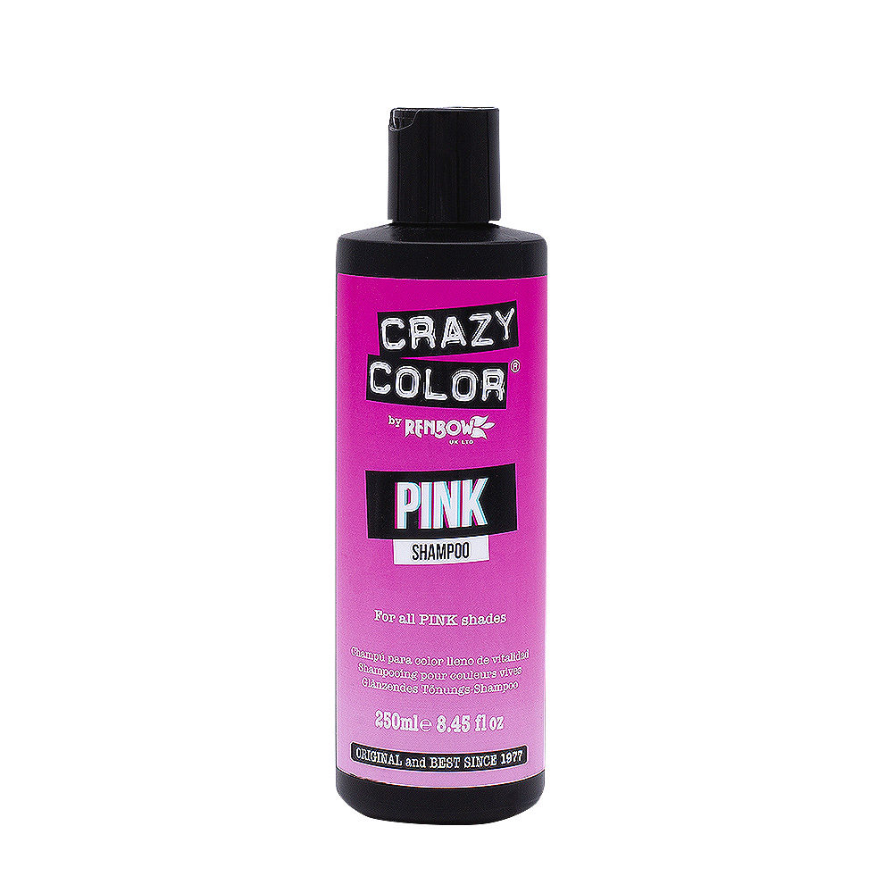 Crazy Color Shampoo Pink 250ml - champu para cabello rosa