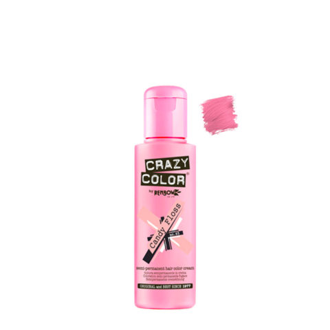 Crazy Color Candy Floss no 65, 100ml - Crema colorante Rosa brillante