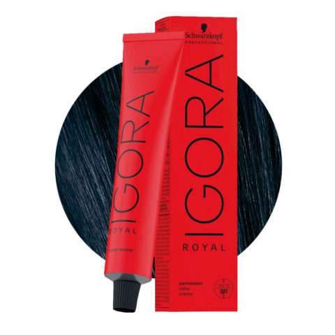 Schwarzkopf Igora Royal 1-1 Negro Cendrè 60ml - coloración permanente